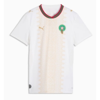 Camiseta Marruecos Segunda Equipación Replica Mundial 2026 para mujer mangas cortas